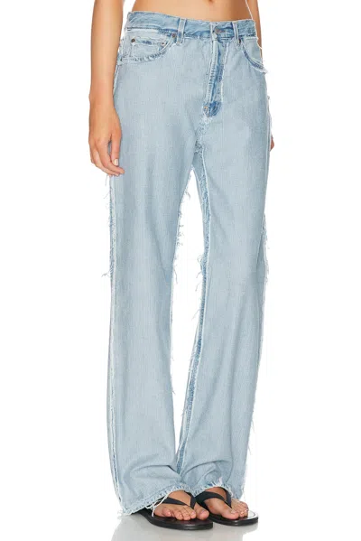 Acne Studios Multi-pocket Jeans In Blue