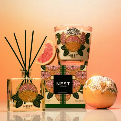 Nest New York Grapefruit Decorative Reed Diffuser In Transparent