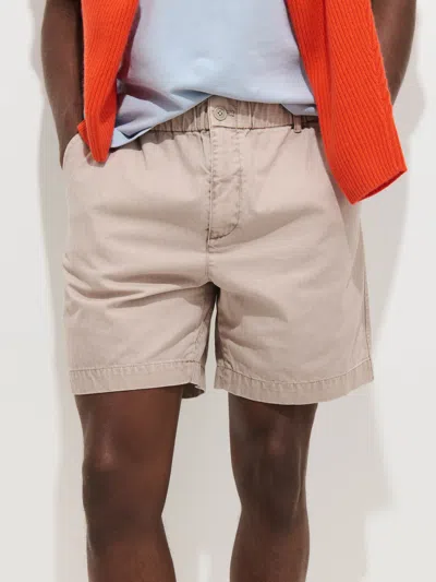Alex Mill Pull On Short In Cotton Herringbone In Multi