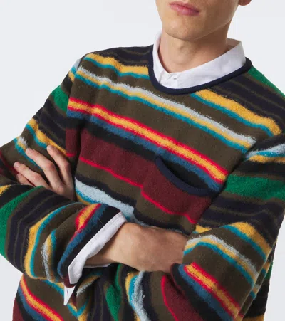 Sacai Pullover Aus Einem Wollgemisch In Multi