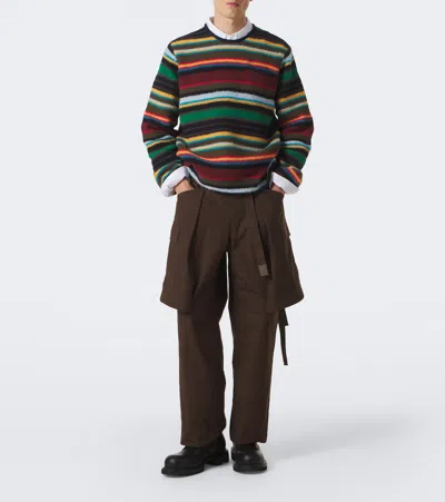 Sacai Pullover Aus Einem Wollgemisch In Multi