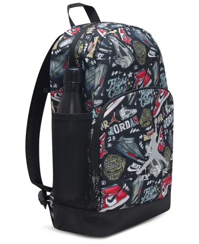 Jordan Kids' Air Raid Backpack In Black,red