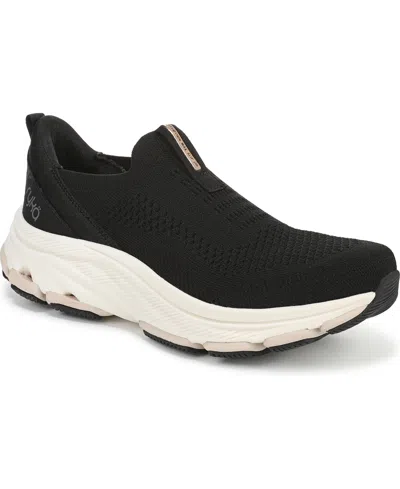 Ryka Devotion Max Knit Slipon Sneaker In Black