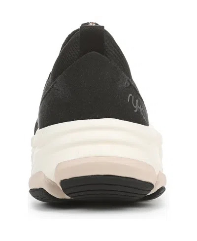 Ryka Devotion Max Knit Slipon Sneaker In Black