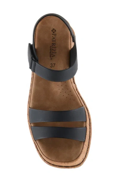 Patrizia By Spring Step Moniece Platform Wedge Sandal In Black