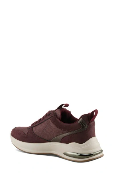 Patrizia By Spring Step Ursa Platform Sneaker In Bordeaux