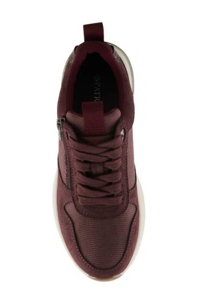 Patrizia By Spring Step Ursa Platform Sneaker In Bordeaux