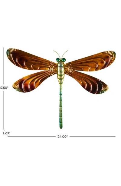 Ginger Birch Studio Dragonfly Wall Decor In Multi Colored