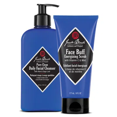 Jack Black Face Cleansing Essentials In Blue