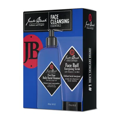 Jack Black Face Cleansing Essentials In Blue