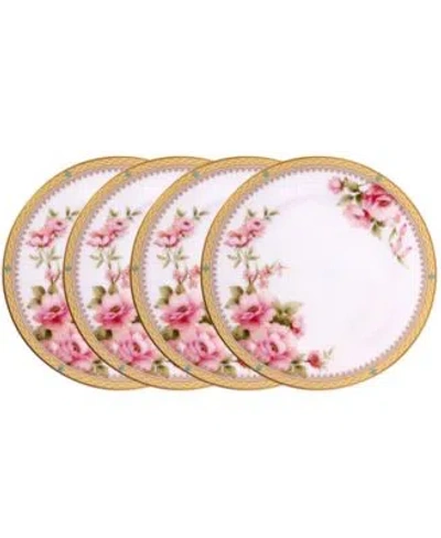 Noritake Hertford Dinnerware Collection In White Pink