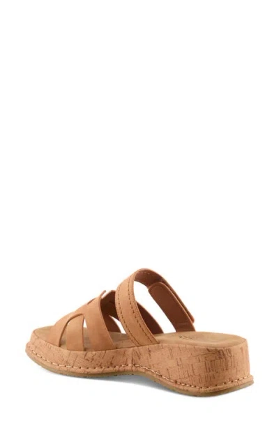 Patrizia By Spring Step Markale Platform Wedge Sandal In Camel