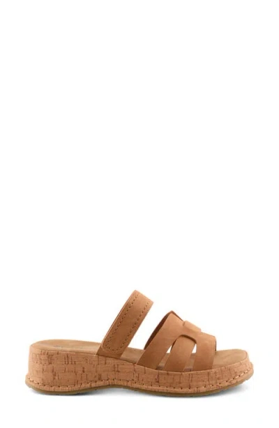 Patrizia By Spring Step Markale Platform Wedge Sandal In Camel