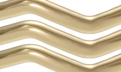 Ettika Zig Zag Bangle Set In Gold