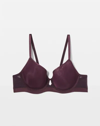 Soma Lightly Lined Perfect Coverage T-shirt Bra In Plum Perfect