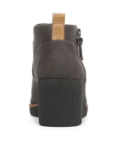 Dr. Scholl's Bianca Zip Short Boots In Gray