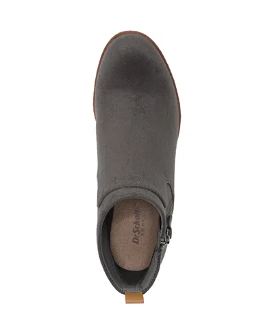 Dr. Scholl's Bianca Zip Short Boots In Gray