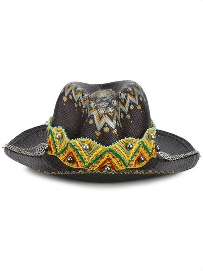 Shop Ibo Maraca Gypsy King Hat In Black