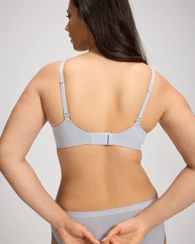 Soma Modern Cotton Unlined Perfect Coverage T-shirt Bra In Misty Sky