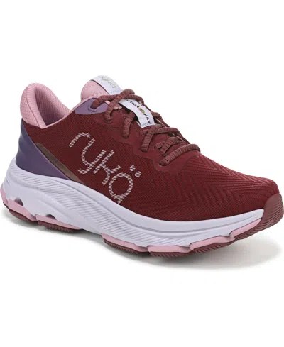 Ryka Devotion X Max Rs Sneaker In Burgundy