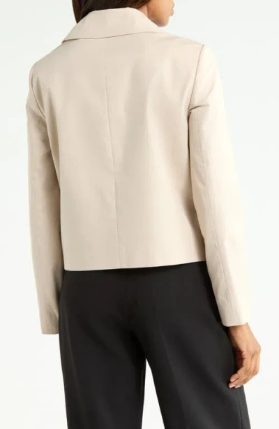 Theory Double Breasted Spread Collar Jacket In Multi