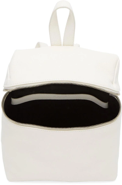 Shop Kara Off-white Small Leather Backpack