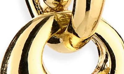 Panacea Interlocking Double Drop Earrings In Gold