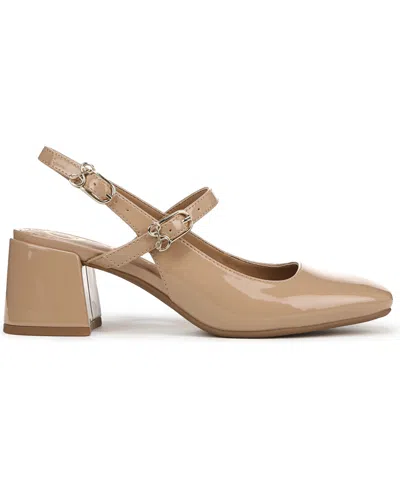 Sam & Libby Grace Mary Jane Pump In True Tan Patent