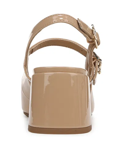 Sam & Libby Grace Mary Jane Pump In True Tan Patent