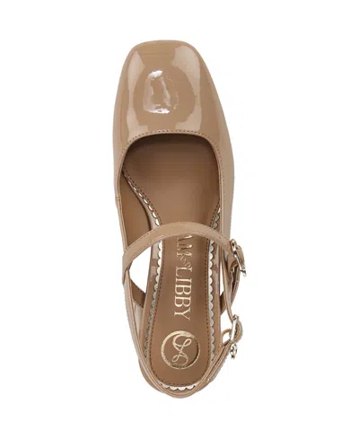Sam & Libby Grace Mary Jane Pump In True Tan Patent