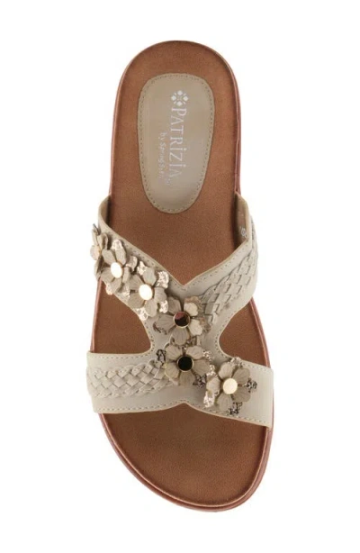 Patrizia By Spring Step Lisetta Slide Sandal In Bone Multi