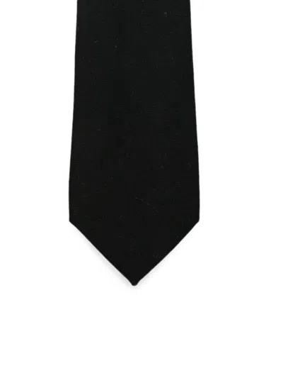 Canali Wool Tie In White
