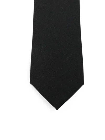Canali Wool Tie In White