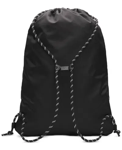 Under Armour Men's Logo Hustle Backpack In Black,white