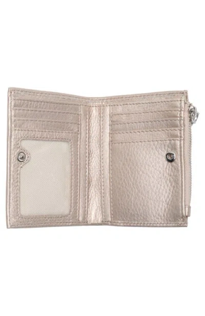 Aimee Sutton Bifold Wallet In Metallic Shell