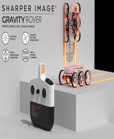 Sharper Image Remote Control Gravity Rover Antigravity Floor Wall Ceiling Climber In White