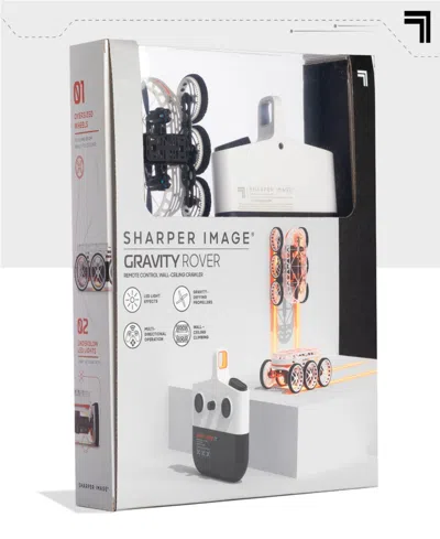 Sharper Image Remote Control Gravity Rover Antigravity Floor Wall Ceiling Climber In White