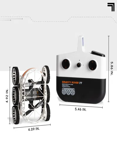 Sharper Image Remote Control Gravity Rover Antigravity Floor Wall Ceiling Climber In White