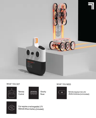 Sharper Image Remote Control Gravity Rover Antigravity Floor Wall Ceiling Climber In White