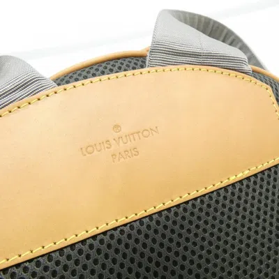 Pre-owned Louis Vuitton Gris Canvas Backpack ()