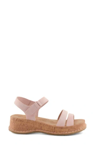 Patrizia By Spring Step Moniece Platform Wedge Sandal In Blush
