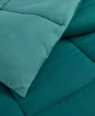 Arch Studio Microfiber Down Alternative Comforter, Full/queen In Ocean