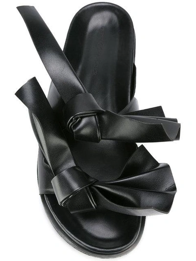 Shop Cedric Charlier Bow Detail Sandals