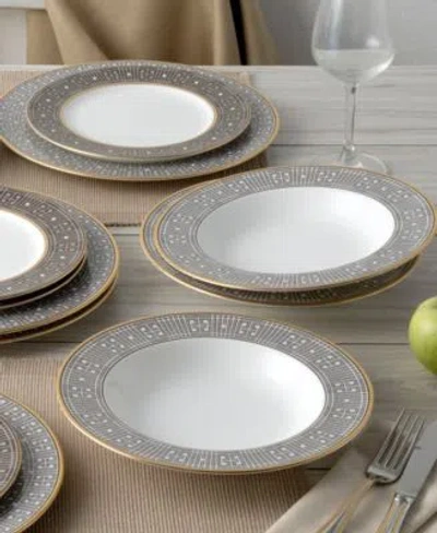 Noritake Infinity Dinnerware Collection In Green Platinum