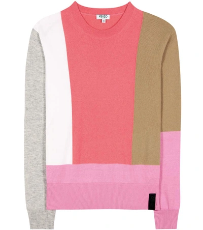Shop Kenzo Wool And Cashmere Sweater In Legoeia
