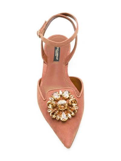 Shop Dolce & Gabbana Bellucci Ballerina Shoes