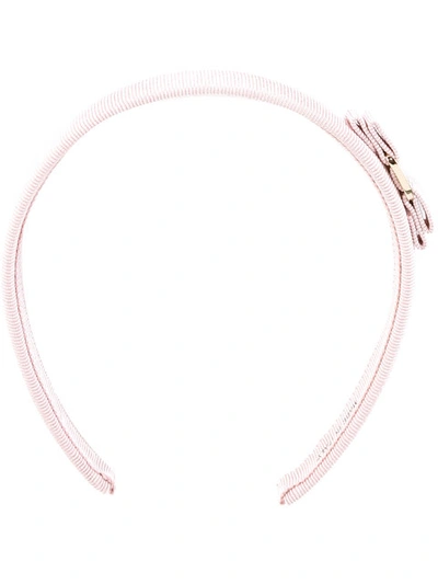 Ferragamo Bow Headband In Pink