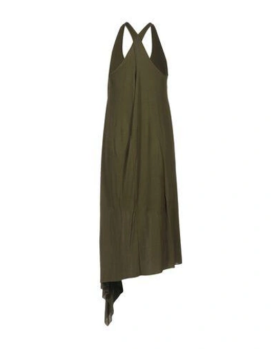 Shop Barbara Bui Knee-length Dress In Military Green