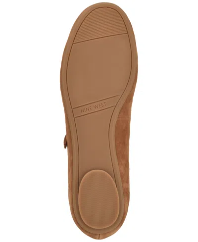 Nine West Classik Mary Jane Flat In Brown