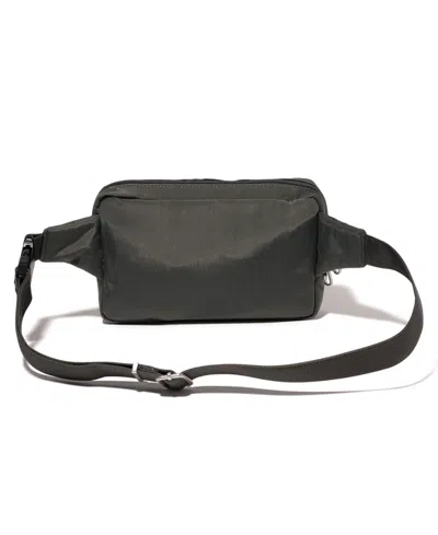 Baggallini Securtex Anti-theft Sling Belt Bag In Charcoal